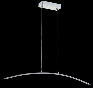 Roxanna 41.5" Dimmable Adjustable Integrated LED Metal Linear Pendant - JONATHAN Y